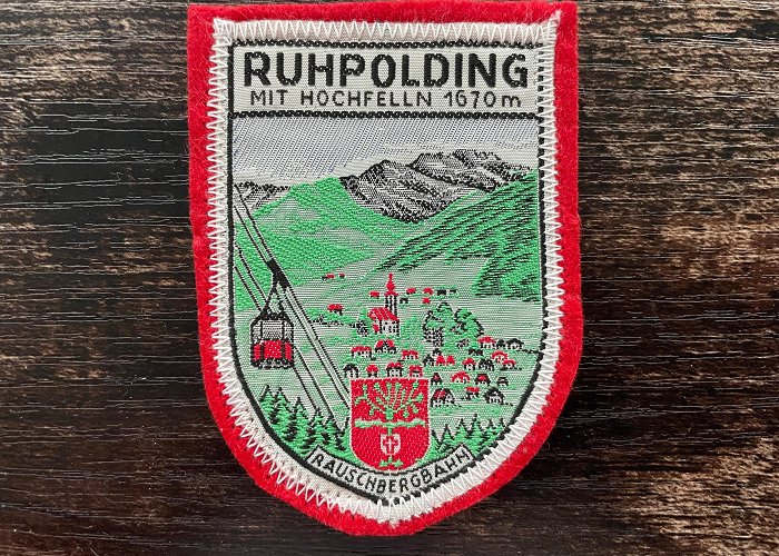 Rauschbergbahn Vintage Patch Ruhpolding GERMANY Bavaria Gondola Cable Car Skiing ... photo