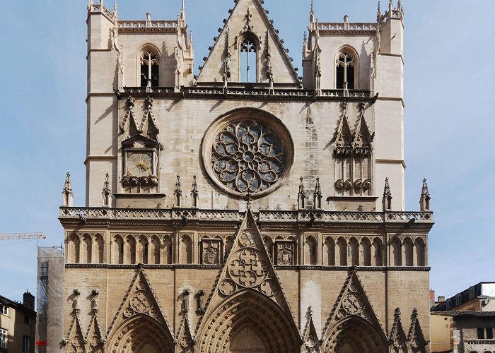 Saint Jean Cathedrale Cathédrale Saint-Jean-Baptiste de Lyon, France (1180-1480 ... photo