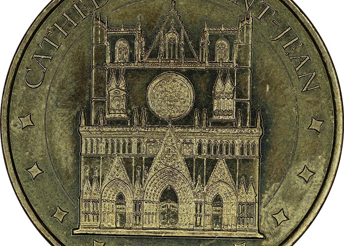 Saint Jean Cathedrale Monnaie de Paris Tourist Token - Lyon (Cathédrale Saint-Jean ... photo