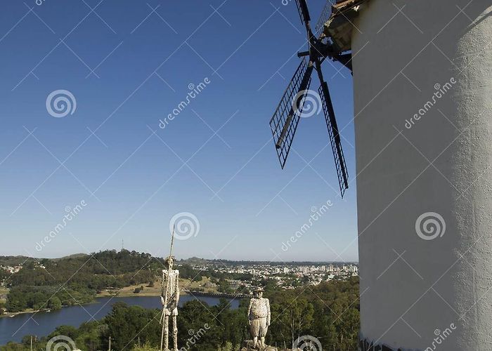 Don Quixote's Monument View from Don Quijote De La Mancha Monument and Mill in Villa Del ... photo