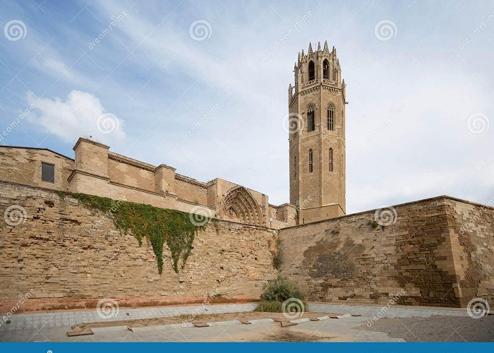La Seu Vella (Old Cathedral), Lleida La Seu Vella the Old Cathedral of Lleida Lerida City Stock Image ... photo