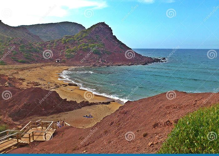 Cala Pilar Beach of Cala Pilar, in the North of Menorca Stock Image - Image ... photo