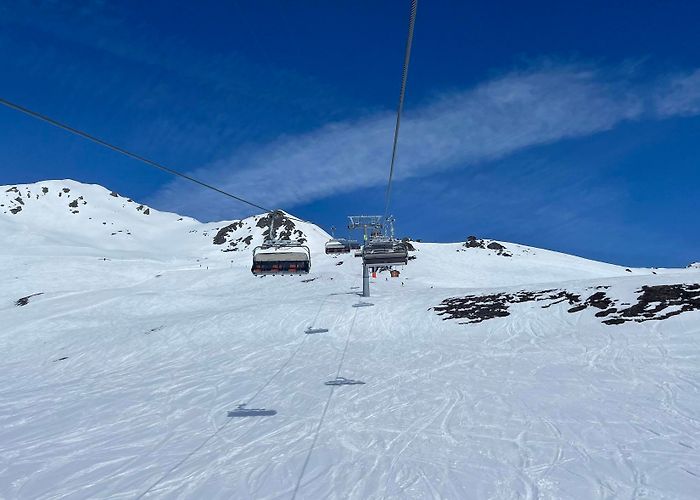 Madrisa Madrisa skiing at Klosters Switzerland photo