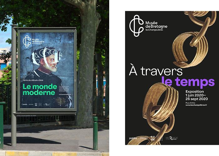 Les Champs Libres Les Champs Libres visual identity - Fonts In Use photo