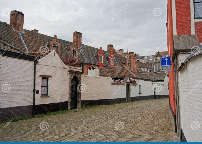 Small Beguinage Ghent Streets of the Holy Corner or Old Saint Elisabeth Beguinage, Ghent ... photo