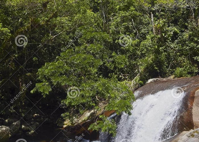 Gato Waterfall Ilhabela Waterfall Stock Photos - Free & Royalty-Free Stock Photos ... photo