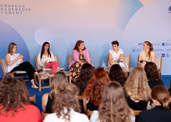 Conference and exhibition center Women in AI, the recipe to eliminate gender bias and transform ... photo