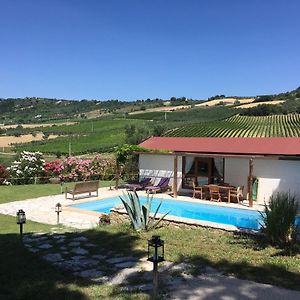 Glamping Abruzzo - The Pool House Villa Catignano Exterior photo