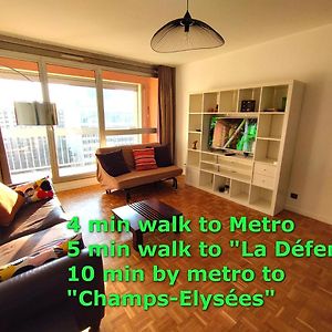 4 Min Walk To Metro, 60M², Renovated, La Defense Apartment Puteaux Exterior photo