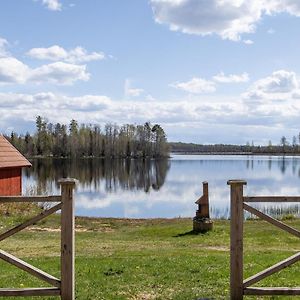 Holiday House With Terrace And Views Of Lake Hangasjon Villa Hamneda Exterior photo