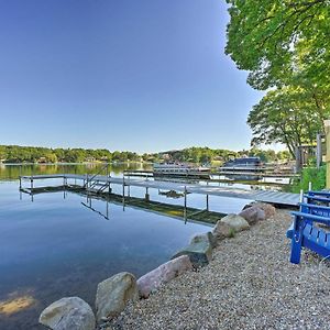 Lakefront Battle Creek Home With Fishing Dock! Exterior photo