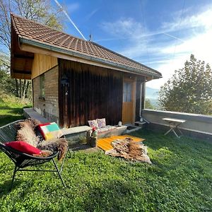 Jolie Cabane Avec Jacuzzi Pour Les Amoureux De La Nature Tullins Exterior photo