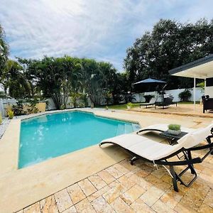 Tropical Oasis House Private Pool Family Yard Villa Fort Lauderdale Exterior photo