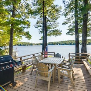 Lakefront Cabin With Panoramic Water View And Access Villa Sunapee Exterior photo