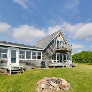 Shorefront House With Views, 14 Mi To Acadia Np! Sullivan Exterior photo