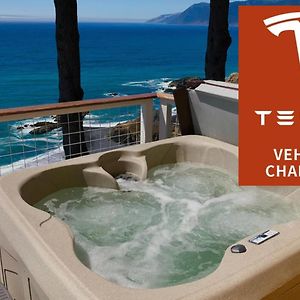 Gorgeous Oceanview, By Oceanviewhottubs Oceanfront! Shelter Cove, Ca Tesla Ev Station Apartment Exterior photo