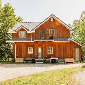 Charming Rustic Chalet On Lac Marie Louise Villa Lac-Saint-Paul Exterior photo