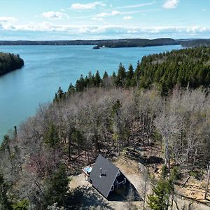 A-Frame With Hot Tub Firepit Oceanfront Pets Villa Machiasport Exterior photo