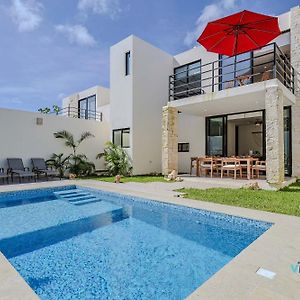 Modern Townhouse With Private Pool And Bbq Area Villa Playa del Carmen Exterior photo