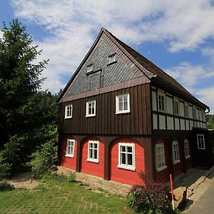 Oberlausitzer Ferienhaus Gebirgshaeusl Jonsdorf Villa Exterior photo